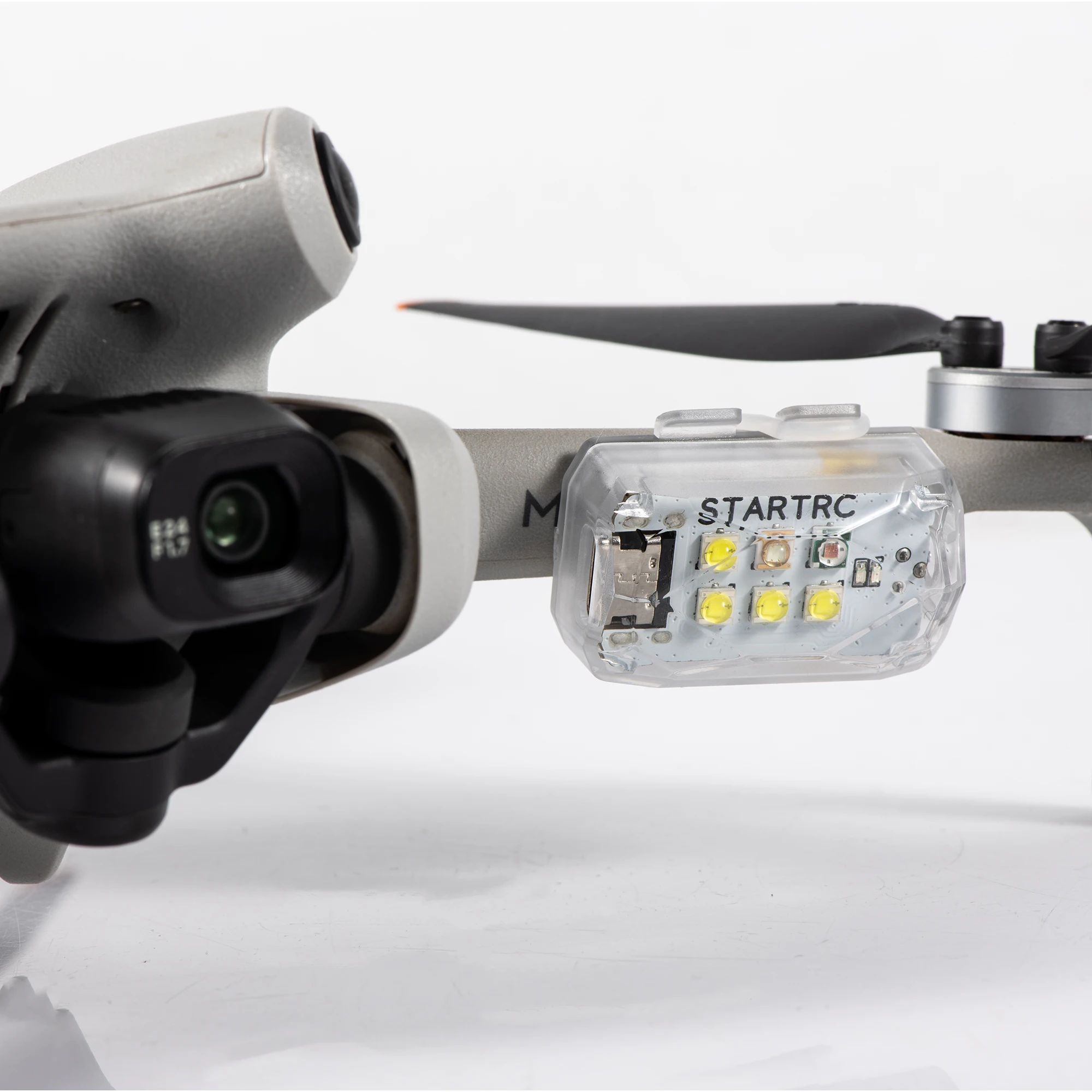 LED Strobe Light 2 in 1 for DJI Neo 2 Bike Motorcycle Scooter Universal Night Flying Lamp Flash Mini Warning Signal Light