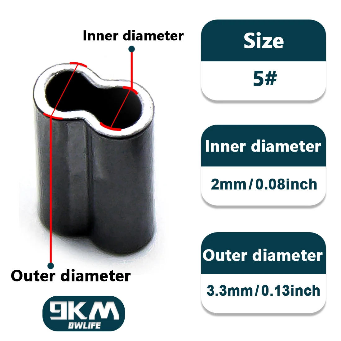 50 ~ 200Pcs Angeln Draht Rohr Messing Angeln Einzigen Doppel Barrel Crimpen Ärmeln Angelschnur Zubehör Angeln Rohr Stecker