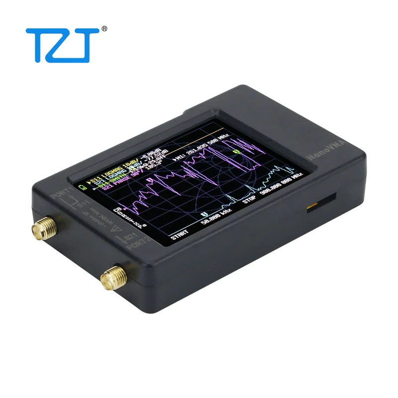 TZT 50KHz-900MHz Vector Network Analyzer NanoVNA Vector Network Analyzer For Antenna Shortwave MF HF VHF