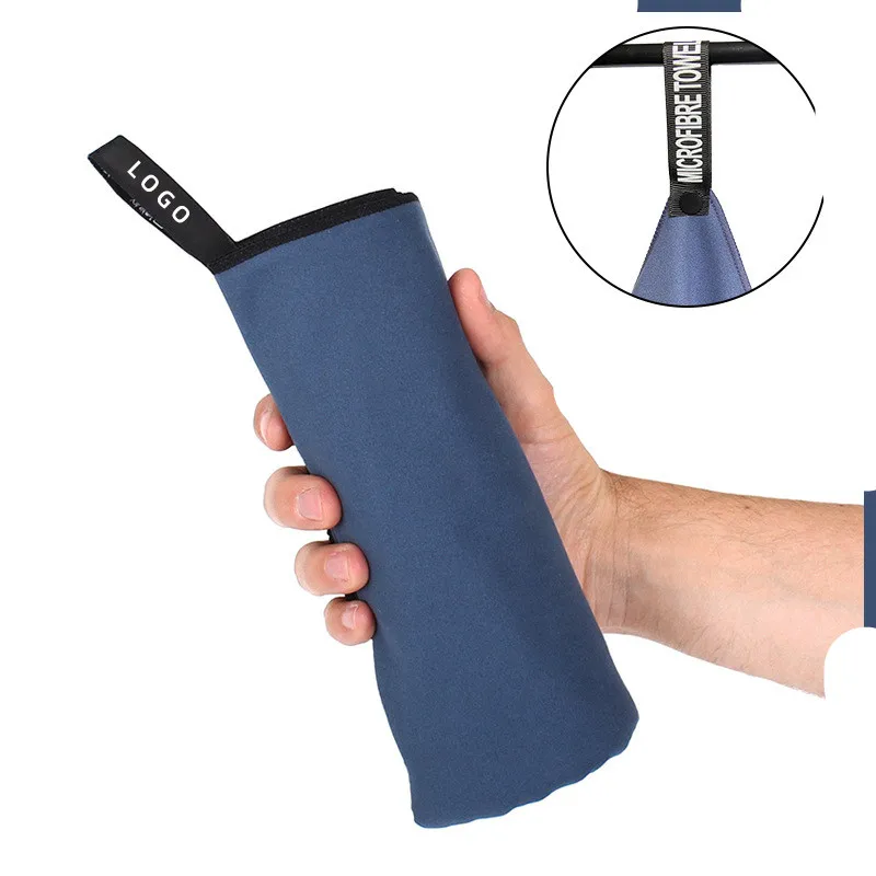 Verdickte Mikrofaser-Handtücher, schnell trocknende, saugfähige Sport- und Campinghandtücher, ultraweiche, tragbare Handtücher für Fitness, Schwimmen, Yoga und Strand – Detail 9