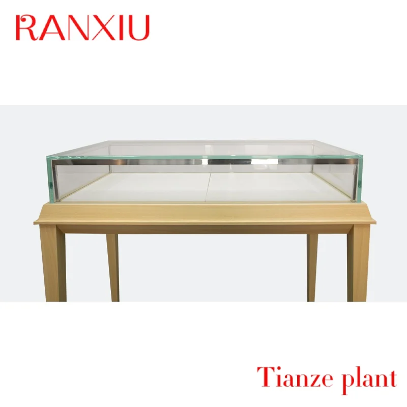 CustomHot Sale Jewelry Glass Display Cabinet Luxury Watch Display Counter Lockable Jewellery Watch Display Showcase