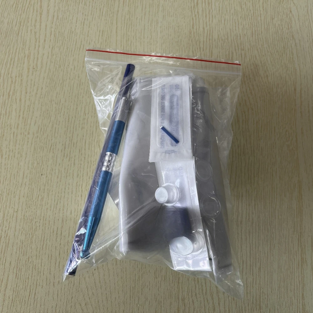 Eyebrow Microblading Pen Tattoo Training Kit False Skin Blade Permanent Makeup Tattoo Eyebrow Tattoo Practice Set Tools