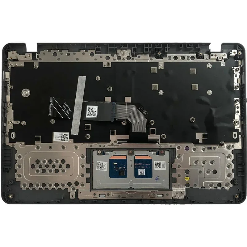 غطاء علوي علوي بديل للكمبيوتر المحمول Palmrest غير بإضاءة خلفية للوحة المفاتيح الأمريكية جزء تجميع لوحة اللمس لينوفو 14e Chromebook Gen3