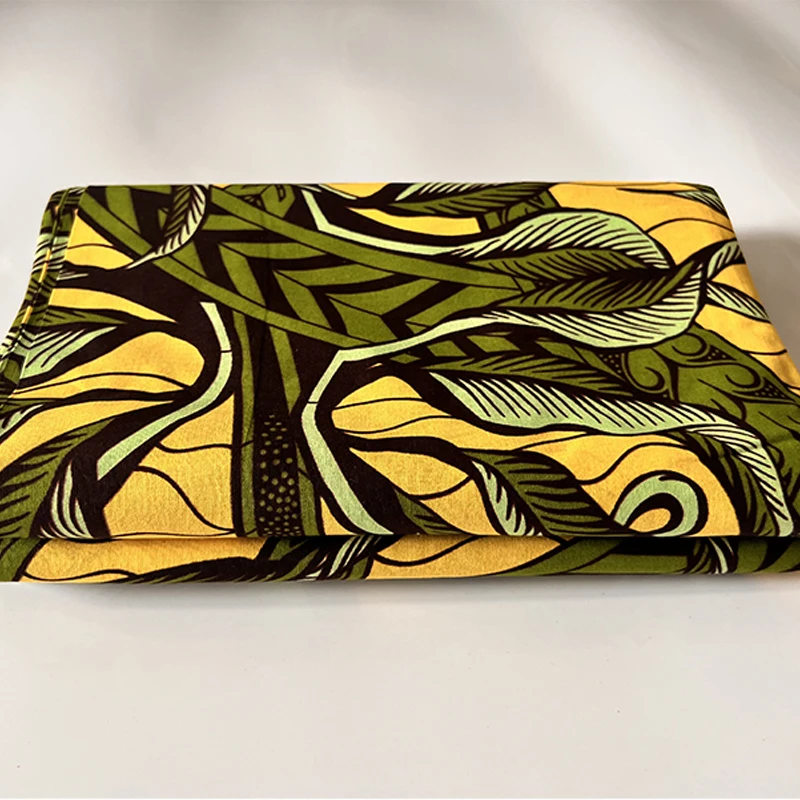 2024 high quality! African wax prints fabric tissu veritable Ankara wax Nigerian style 6 yards 100% cotton