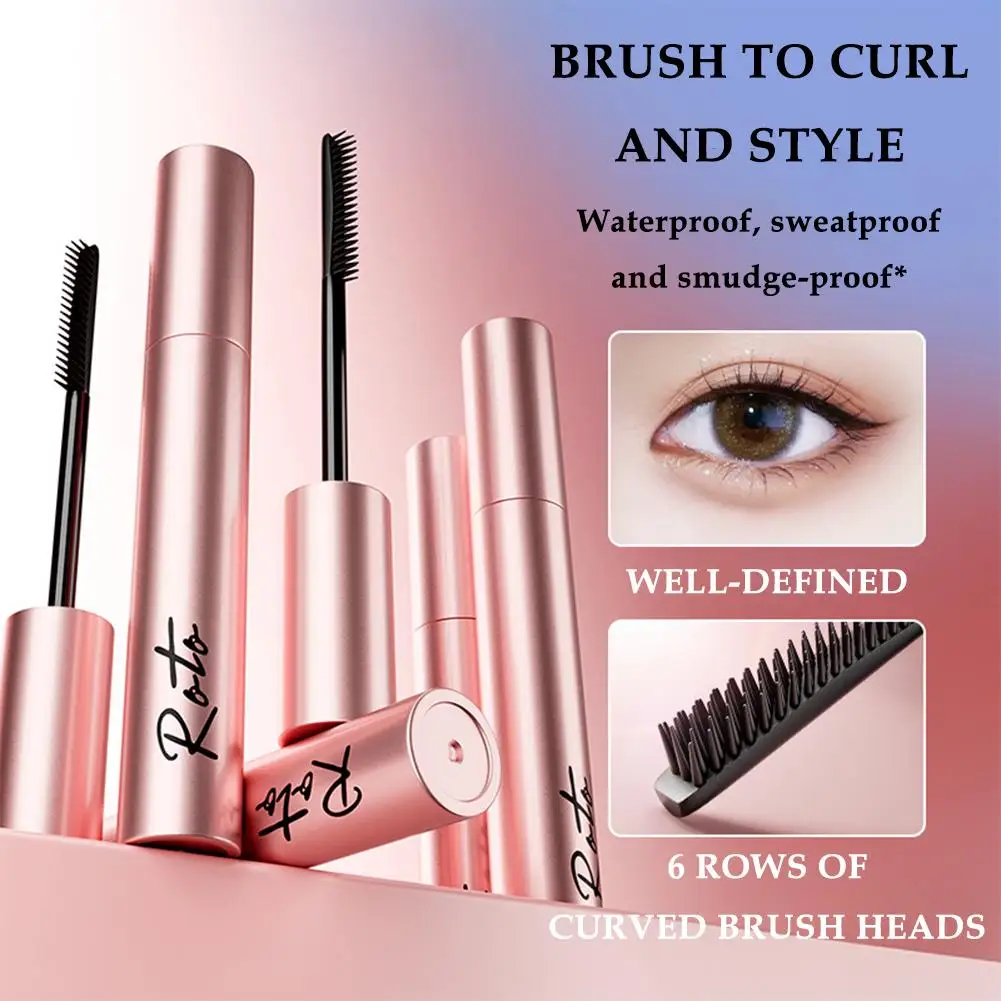 New 3d Mascara Brush Mascara Slim And Thick Curling Curling Comestics Non-smudge Anti-sweat Mascara F9d3