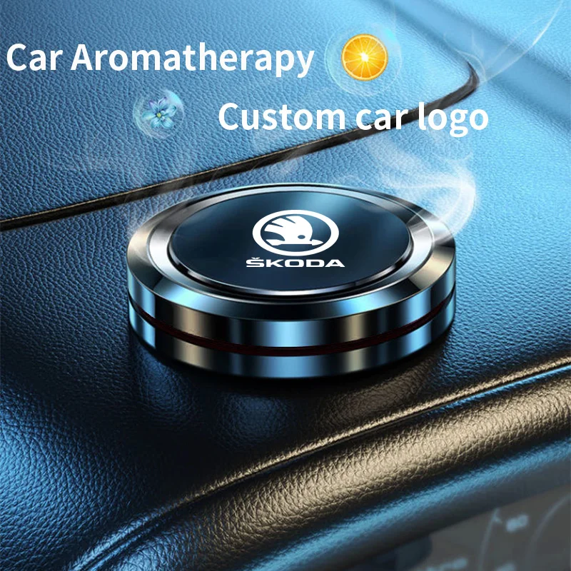 For Skoda Citigo Fabia Superb Octavia A5 A7 Karoq Kodiaq Car Air Freshener Perfume Aromatherapy Lasting Deodorant Accessories