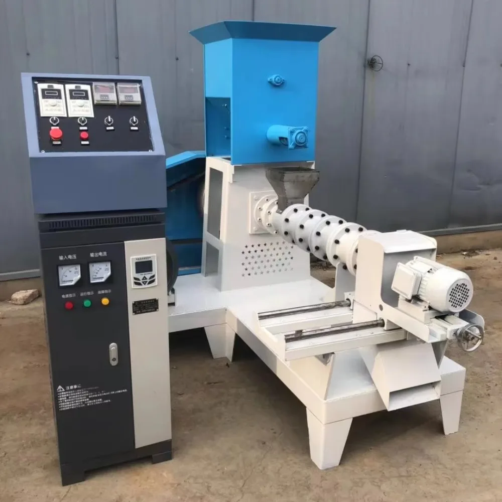 Animal Pet Food Production Line Dog and Cat Food Maker/Fish Feed Making Machine view 5