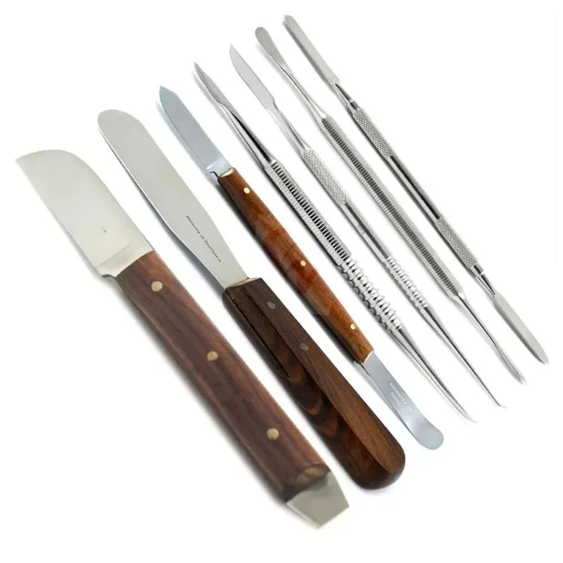 Dentals Waxing Instruments Kit Carving Modelling Plaster   Carvers Cement Spatula