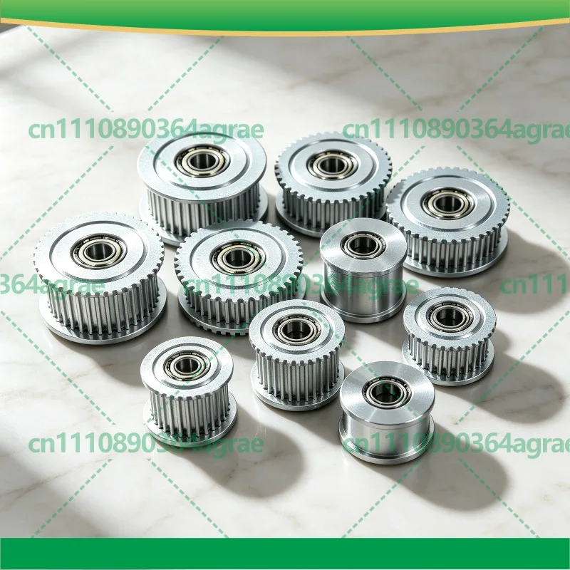 5pcs 5M30T 30H5M200-AF-D5 D6 D6.35 D8 D10 D12 AF Timing Pulley Flat Both Sides Bore 5-25mm OD 46.79mm Transmission Spare Parts