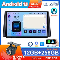 Andriod 13 Carplay For Ford Focus 2019 Wireless Android Auto Bluetooth 4G Rear camera CPU HDR QLED