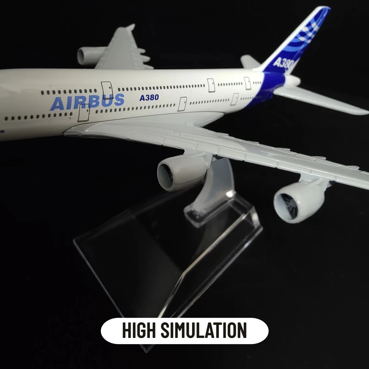 Scale 1:400 Metal Aircraft Replica, Boeing Airbus Neo 320 380 787 Airplane Model Miniature, Aviation Collection Gift Toy for Boy