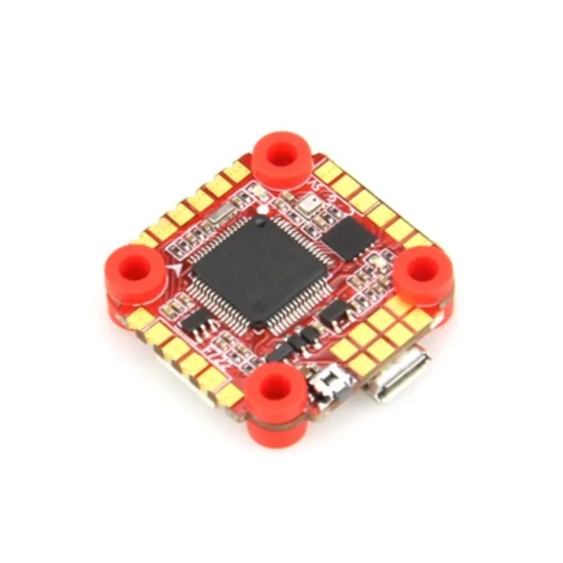 وحدة تحكم طيران APHGLRC Zeus F722 مع جيروسكوب 3-6S، معالج F7 STM32F745، مستشعر حركة MPU6000، شاشة عرض معلومات (OSD)، مع محول طاقة BEC 5 فولت/3 أمبير و8 فولت/1.5 أمبير لطائرات السباق بدون طيار DIY FPV