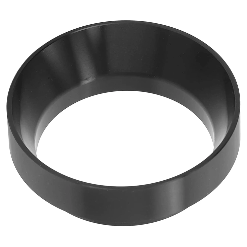 51mm Espresso Dosing Funnel, Magnetic Ring Coffee Machine Accessories Brewing Coffee Tamper Powder Tool(Black)