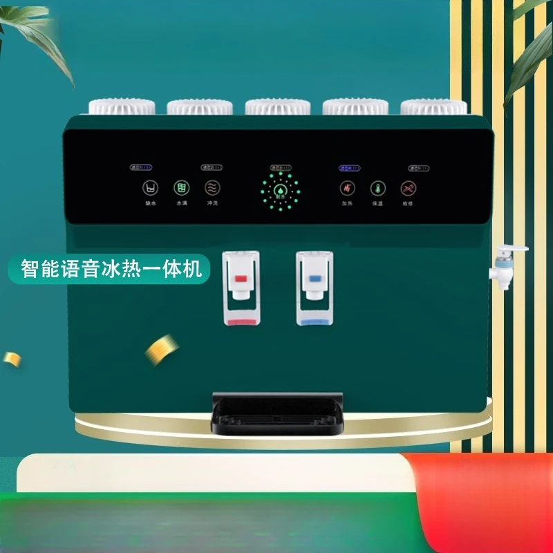 

Voice heating all-in-one machine Rural meeting sales Wall-mounted water purifier Household direct drinking machine RO reverse os
