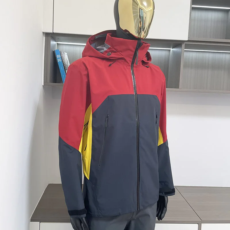 

Outdoor Men's Hard ell Jaet Waterproof Hooded Spring Autumn Tee-color Blo Design Collaboration Series VAST Brand