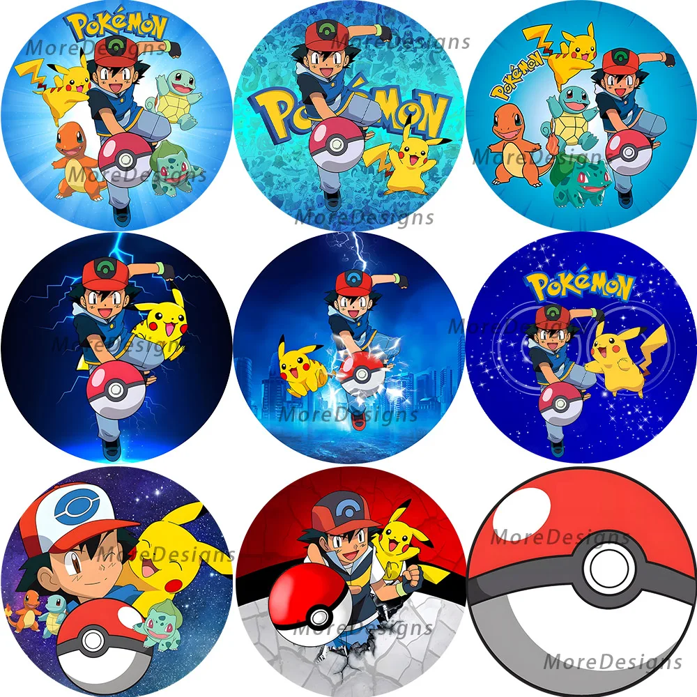 bandai-pokemon-capas-redondas-meninos-aniversario-foto-pano-de-fundo-decoracao-personagens-dos-desenhos-animados-vinil-poliester-foto-fundo