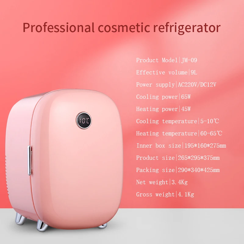 High Quality Hotel Room Portable Mini Fridge Absorption Beauty Retro Electronic Minibar Refrigerator Glass Door Hotel