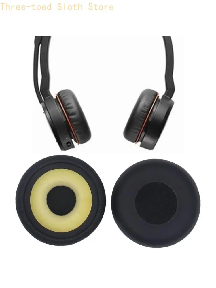 2 pièces oreillettes coussin d'oreille remplacement cache-oreilles casque coussin pour Evolve 20 20se 30 30II 40 65 65 + 75 75 +