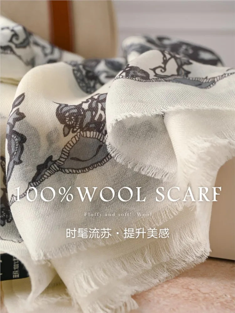 White thin water-soluble real fur scarf for women new summer velvet air-conditioned room shawl outerwear