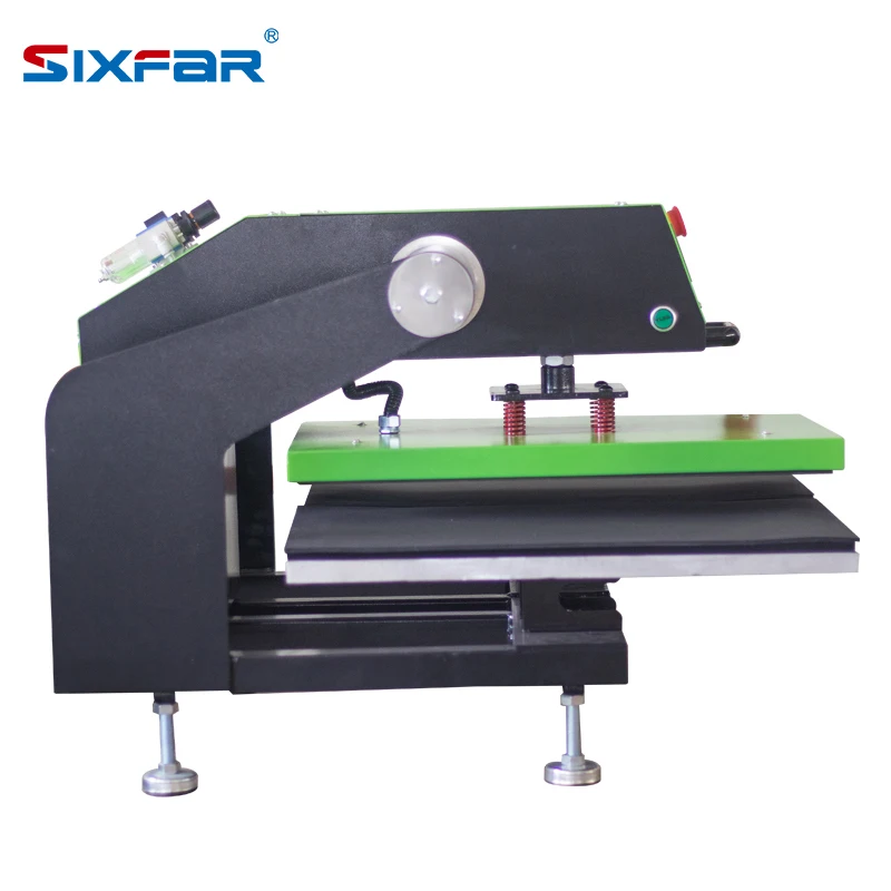 عالية الجودة تي شيرت الطباعة آلة التسامي 16x20 40x50 سنتيمتر شبه التلقائي محطة مزدوجة آلة الصحافة الحرارة الهوائية