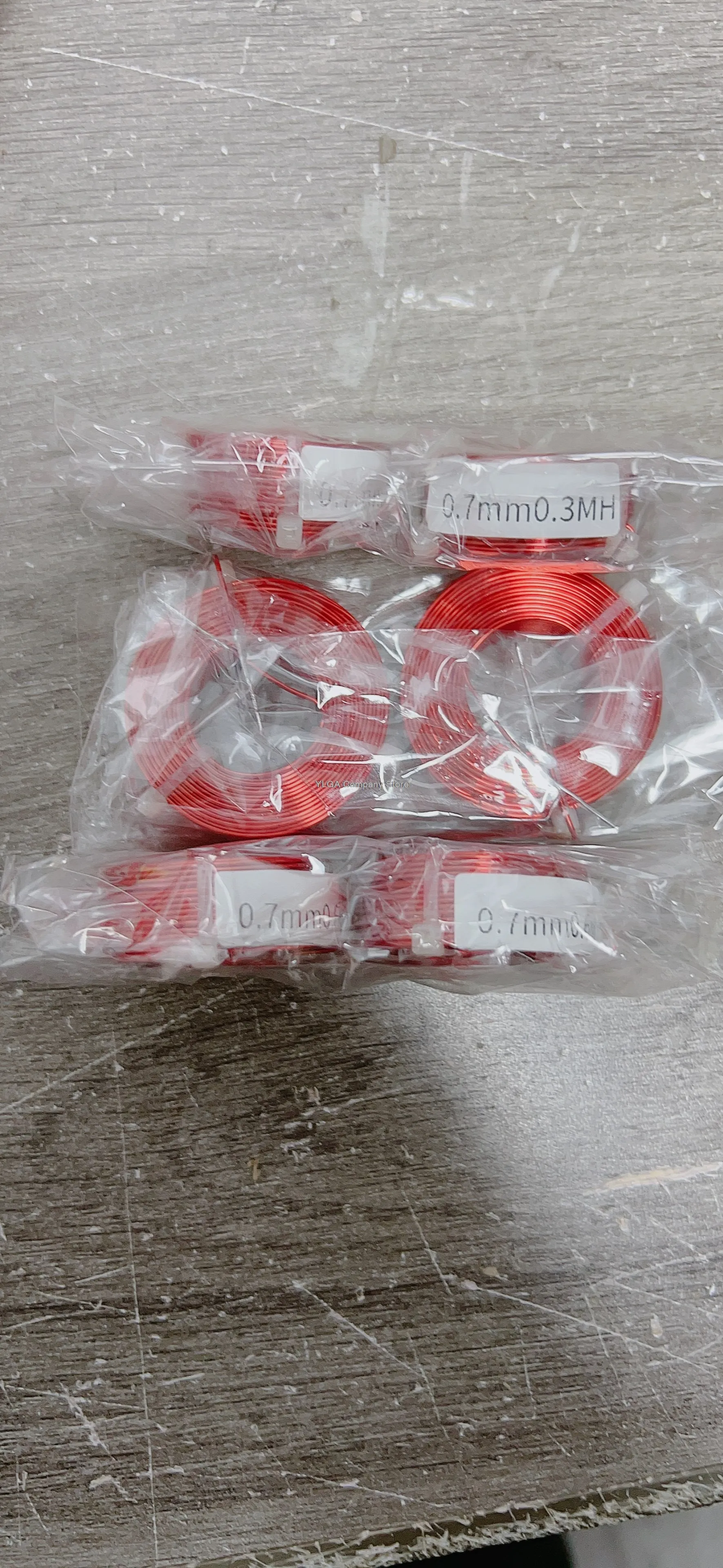 0mm7 Crossover Air Core Inductor Coils Customized Audiophile Audio Crossover Car Audio Crossover Inductor Coils  2PCS