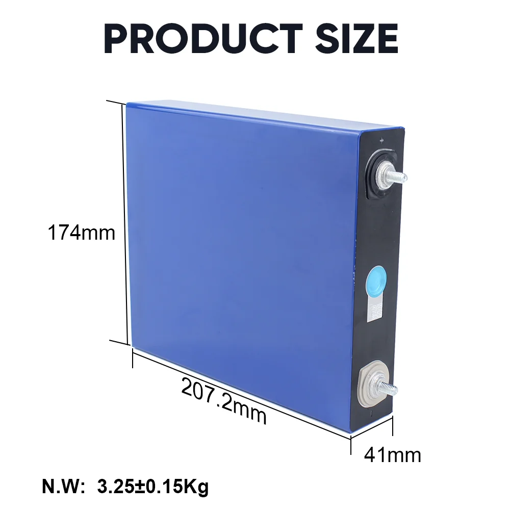 EVE 173Ah LiFePO4 Battery 3.2V Rechargeable Prismatic Batteries Original Brand New Fresh Cell For Solar System Boat RV 4-16 PCS