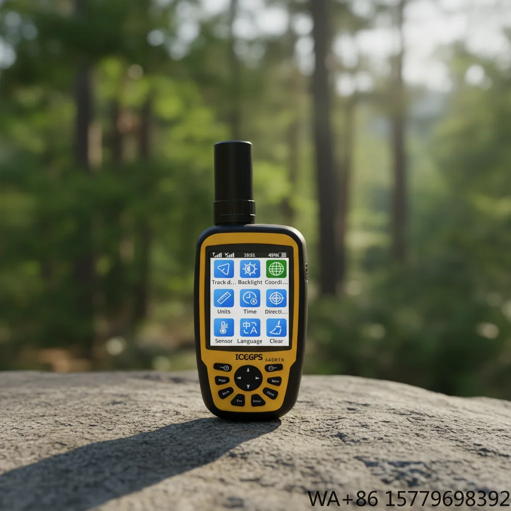 Handheld GNSS RTK Satellite Locator Beidou/PPP Bluetooth/WiFi IP67 Rated Multi-Frequency -10~55 for Tilt Measurement