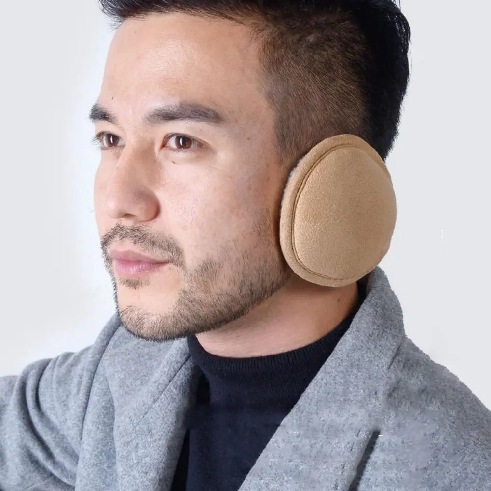 Windproof Foldable Behind the Head Simple Stuffed Unisex Thick Earwarmer Female Ear Flap Ear Cover Man Earmuff