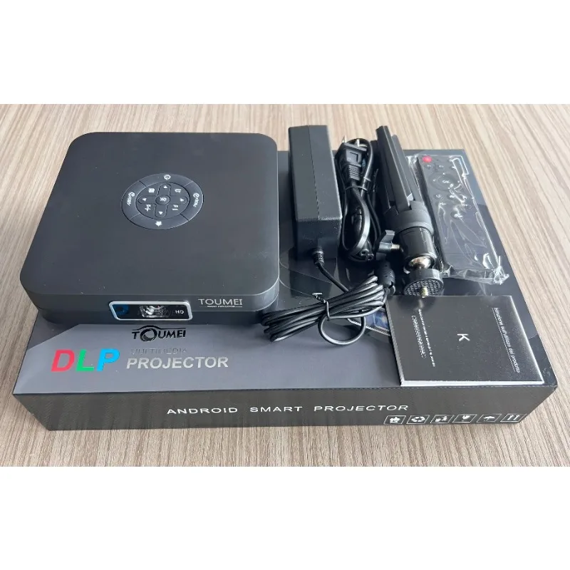 Лидер продаж K1 3D Smart 4k Android DLP мини-проекторы с 2,4G/5,0G WIFI высокой яркости портативный голограммный проектор