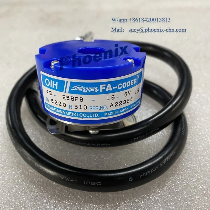 Orginal New FA-CODER Elevator Rotary Encoder OIH 48-256P6-L6-5V TS5220N510 A22835 Coder for Offset Press Parts