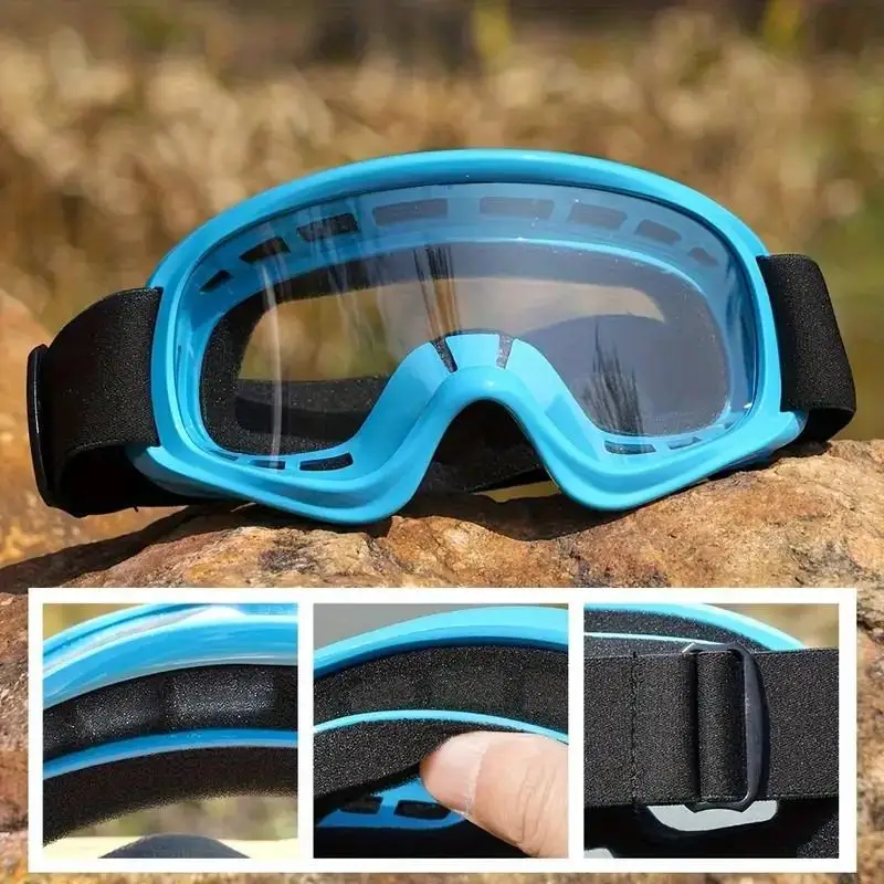 Children's Motocross Goggles Professional Ventilated Off-Road Motorcycle Riding Goggles for Boys & Girls Outdoor Bike Riding
