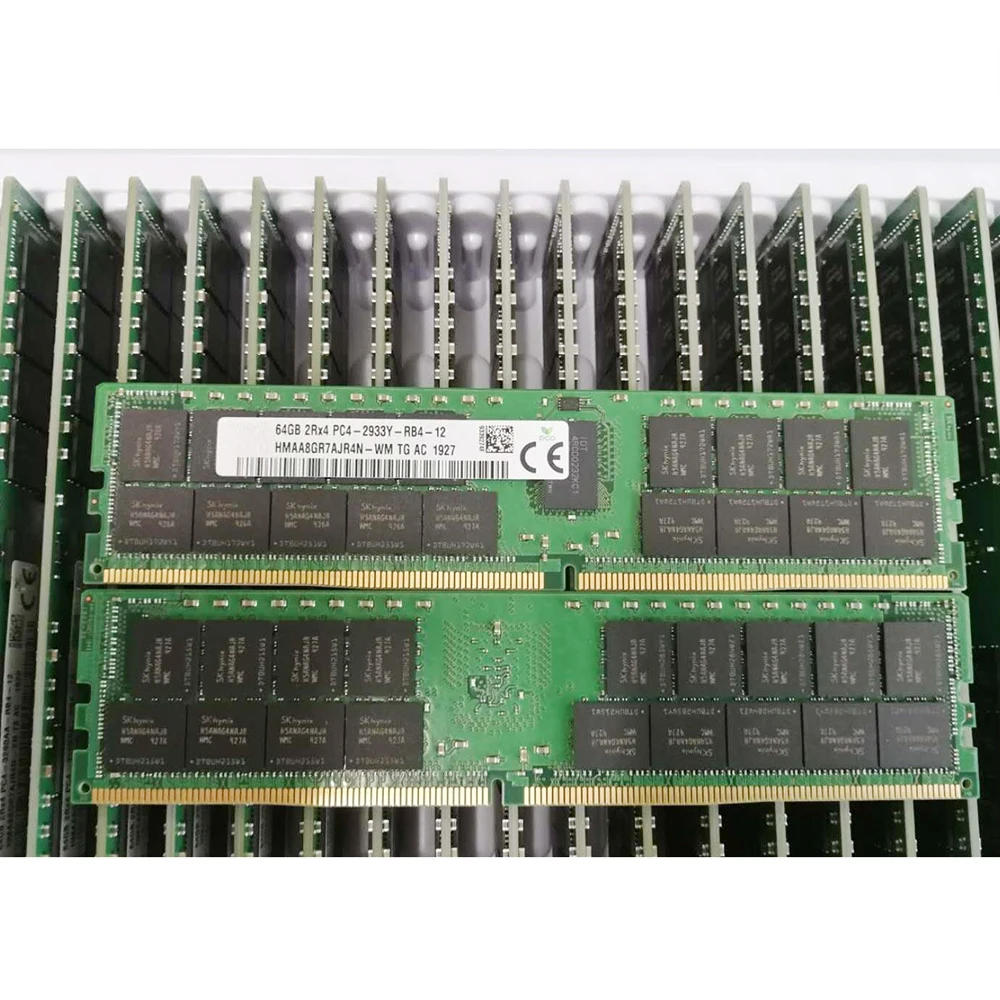 For SK Hynix RAM HMAA8GR7AJR4N-WM 64G 64GB 2RX4 2933Y DDR4 Server Memory High Quality Fast Ship