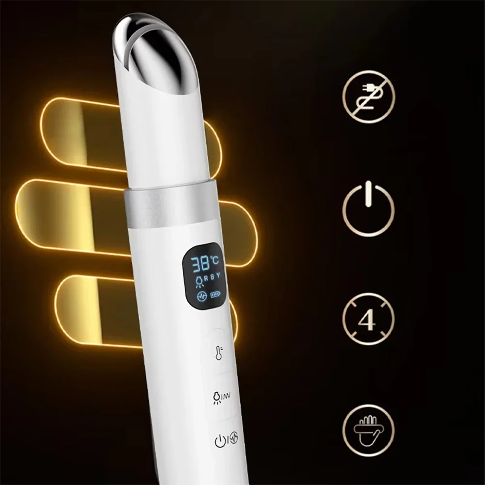 Portable Eye Massager Electric Vibration Wrinkle Anti-Ageing Eye Massage Dark Circle Removal Beauty Face Eye Care Pen