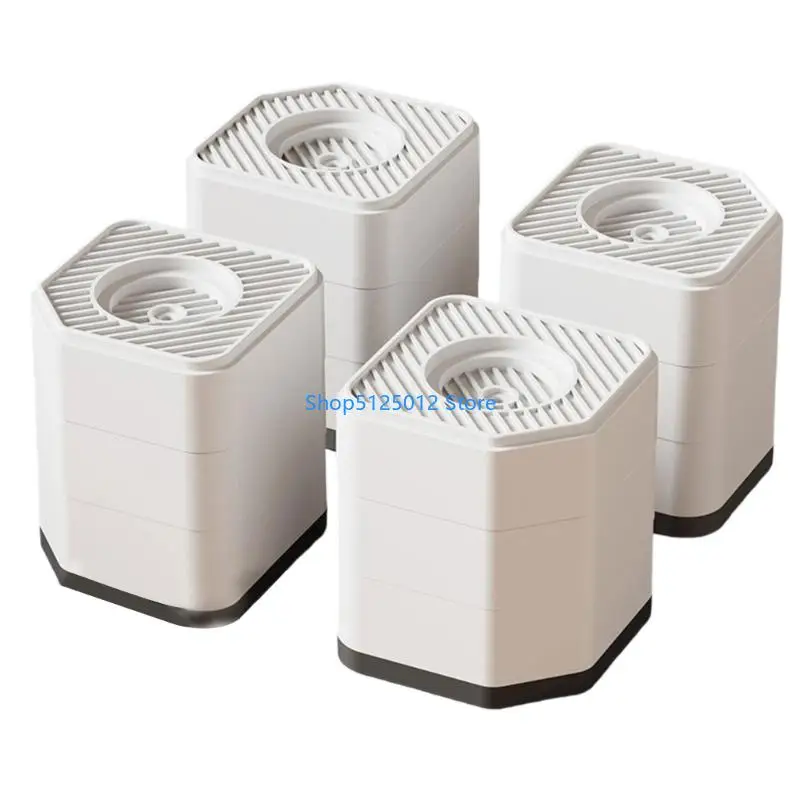 G8TC 4Pcs Anti Vibration Pad Noise Reducing Feet Universal Leg Base Mat for Washing