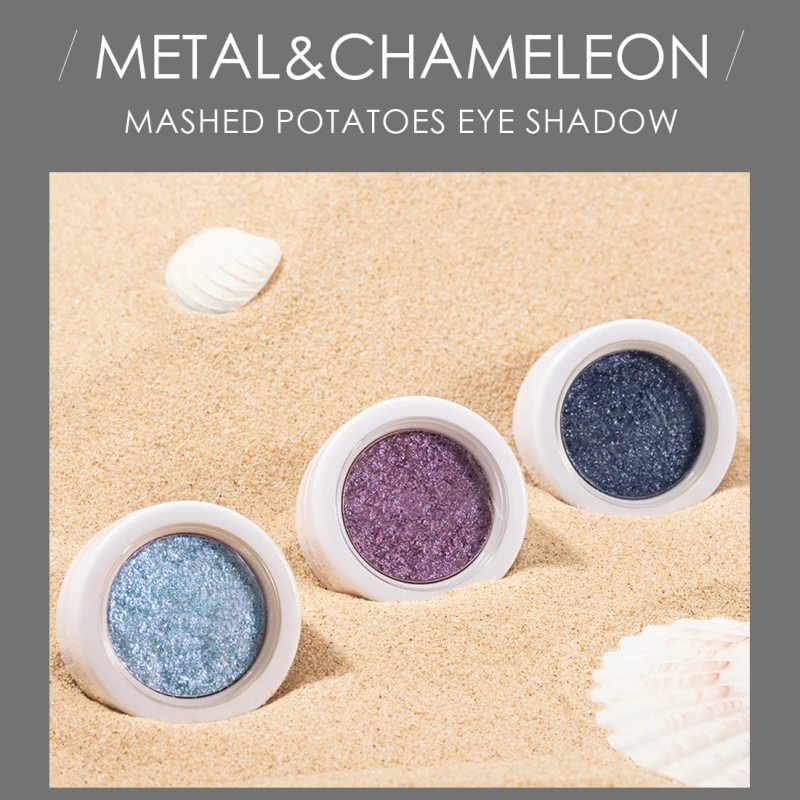 12 Colors Eye Shadow Makeup Palette Mashed Potatoes Shimmer Pigment Single Color Eye Shadow Shine Diamond Shadow Make Up