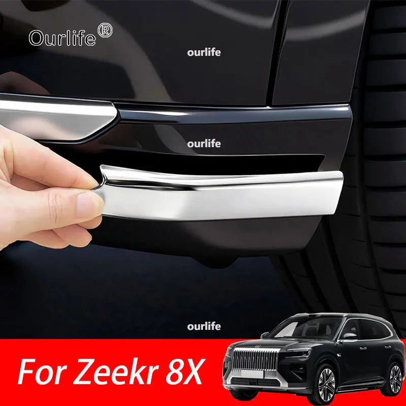 

For Zeekr 8X 2026 2027 Front Rear bumper anti-scratch corner guard body protection anti-collision Car modification accessories