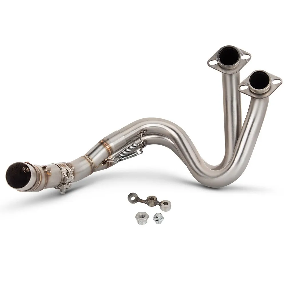 Fits Kawasaki Ninja 650 Z650 ER6N ER6F 12-24 Full Exhaust Front Mid Pipe Muffler Exhaust Systems Exhausts Pipes