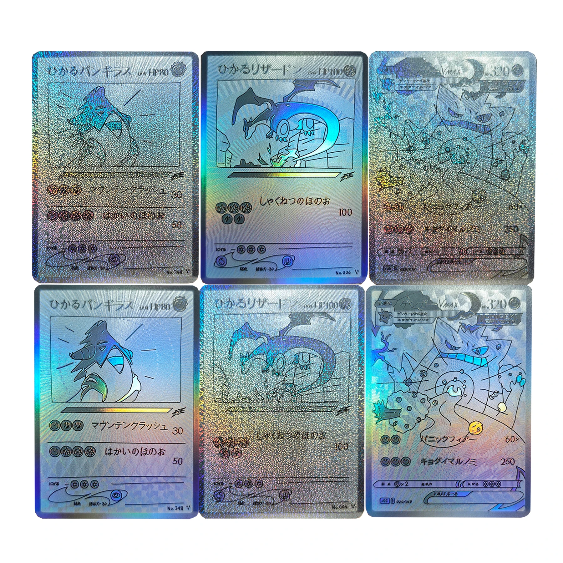 

Diy Self Made Ptcg 25th Anniversary Charizard Коллекционная карта Преломление Цвет Flash Ptcg Gengar Vmax Аниме Карты Подарочные игрушки