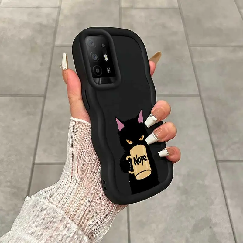 حافظة نين كوب أنيقة غير رسمية مرنة لهاتف OPPO F19 ProPlus 5G مع مثالية أنيقة لـ Reno F A 1 15 21 55 8 5 17 21 7 Z Lite S