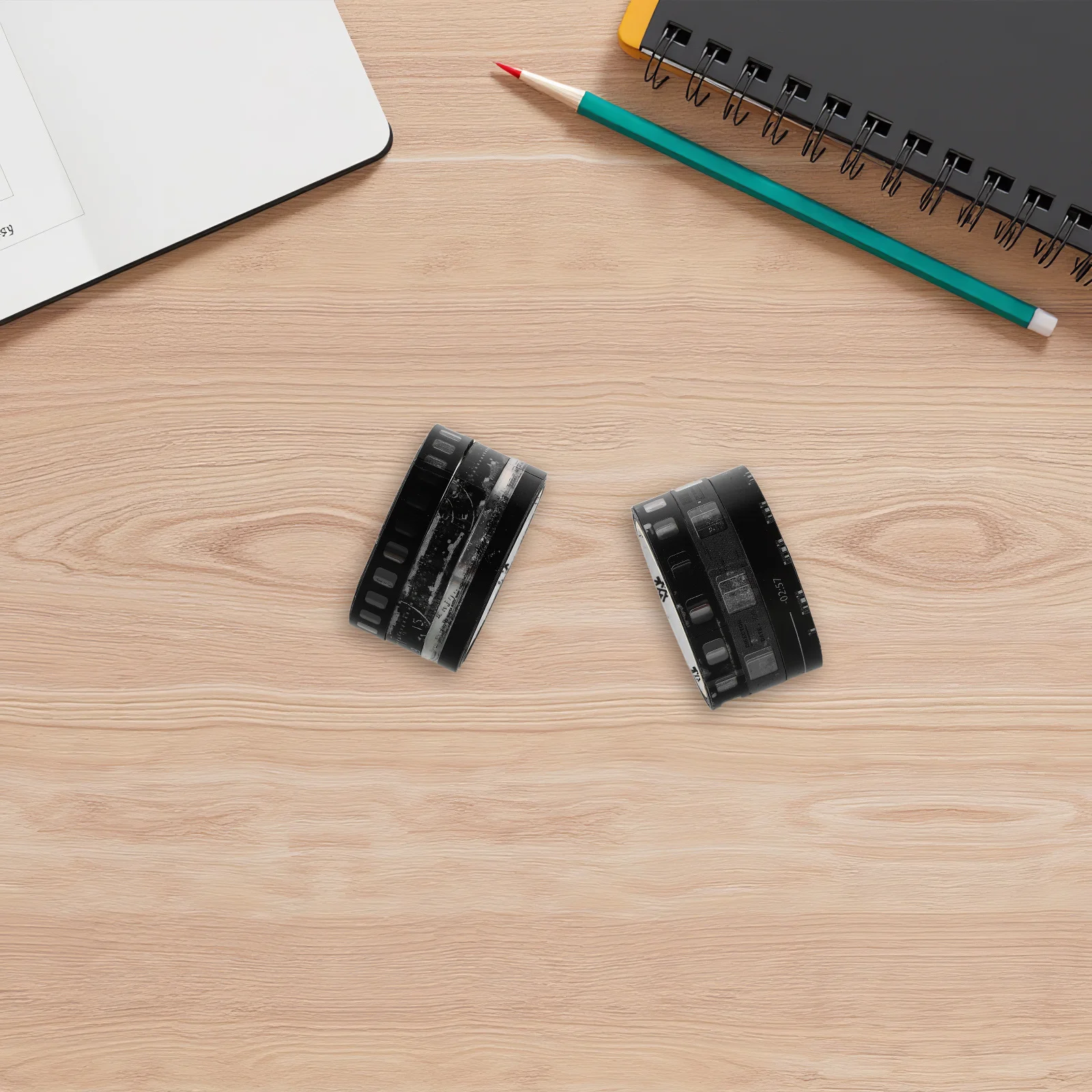 

6 Rolls Retro Pet Tape Filmstrip Vintage Decorative Stickers for Scrapbooking Journaling DIY Planner Craft Wrapping