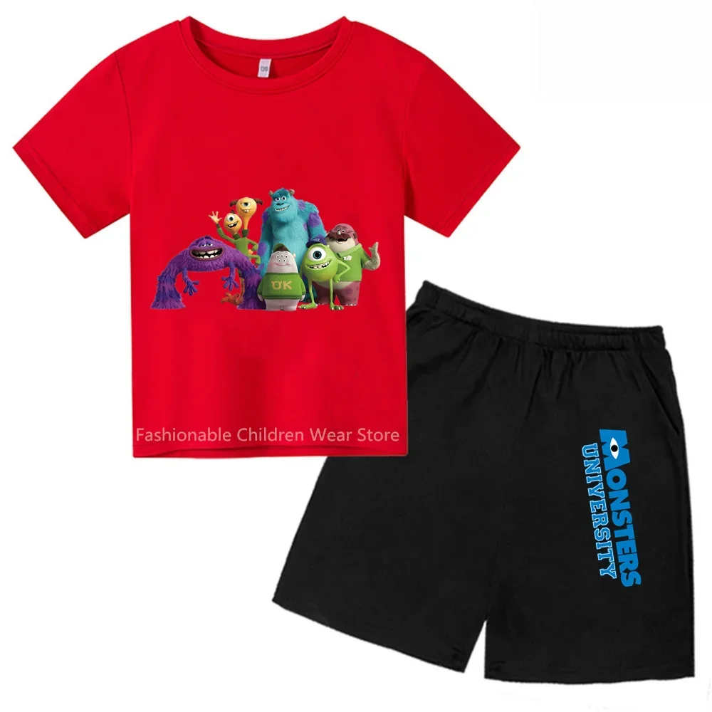 

Fashion With A Bang: 2024 Monster Power Co. Inspired Kids Set | Cotton Summer Casuals For Young Adventurers