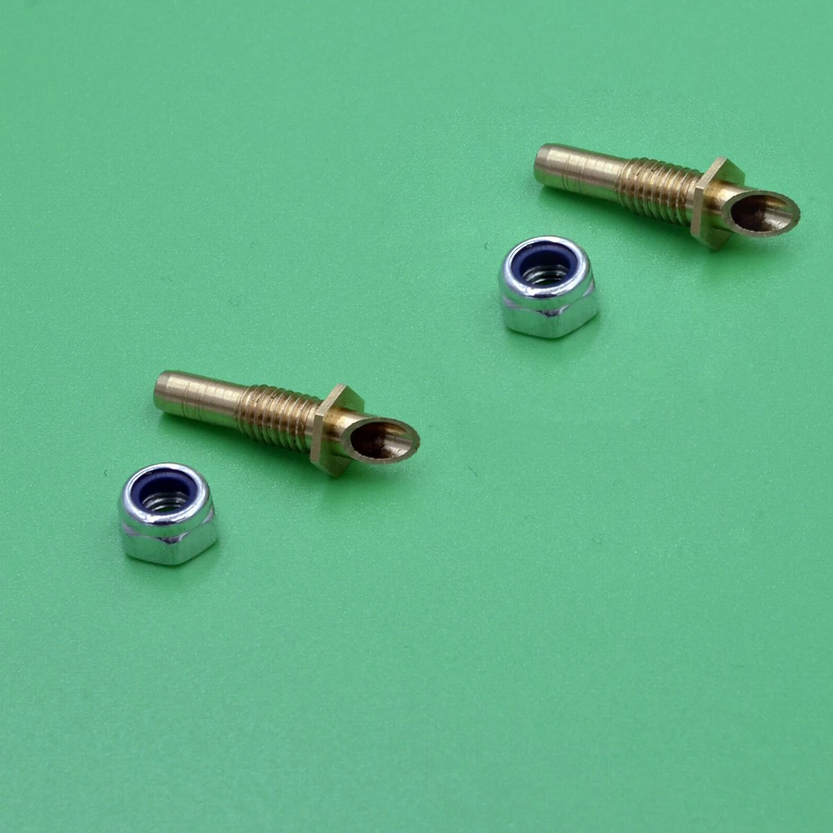 Buse de refroidissement à eau en cuivre M5, 2 pièces, robinet de mamelon d'entrée à Joint arrière en laiton pour moteur de bateau RC, système de refroidissement ESC