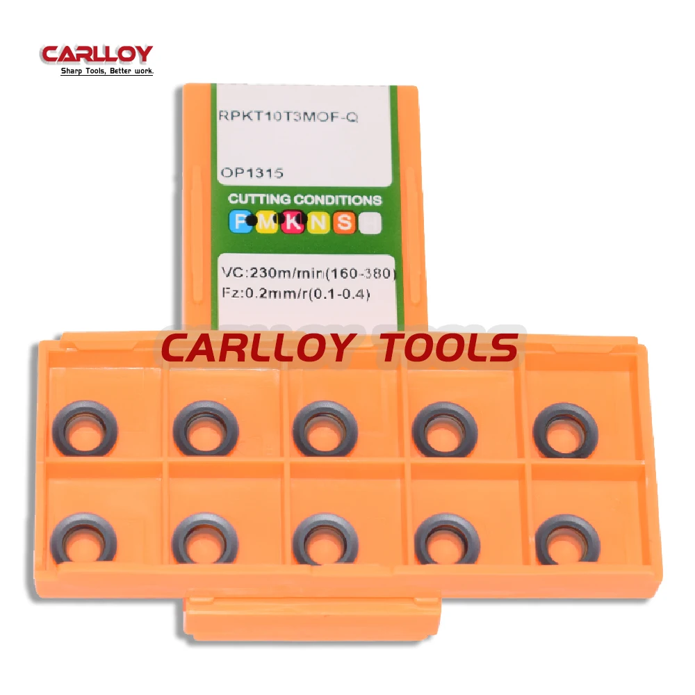 

Milling Insert RPKT10T3MOF-Q OP1315 RPKT1204MOF-Q OP1215 OP1315 Round Insert R5 R6 For Metal Cut