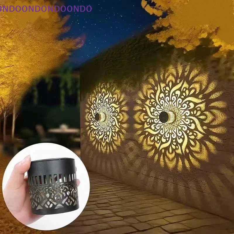 4個入り、太陽光発電式マンダラ模様の壁掛けライト。自動点灯・ - Outdoor Lighting Dusk To Dawn のレビューと価格