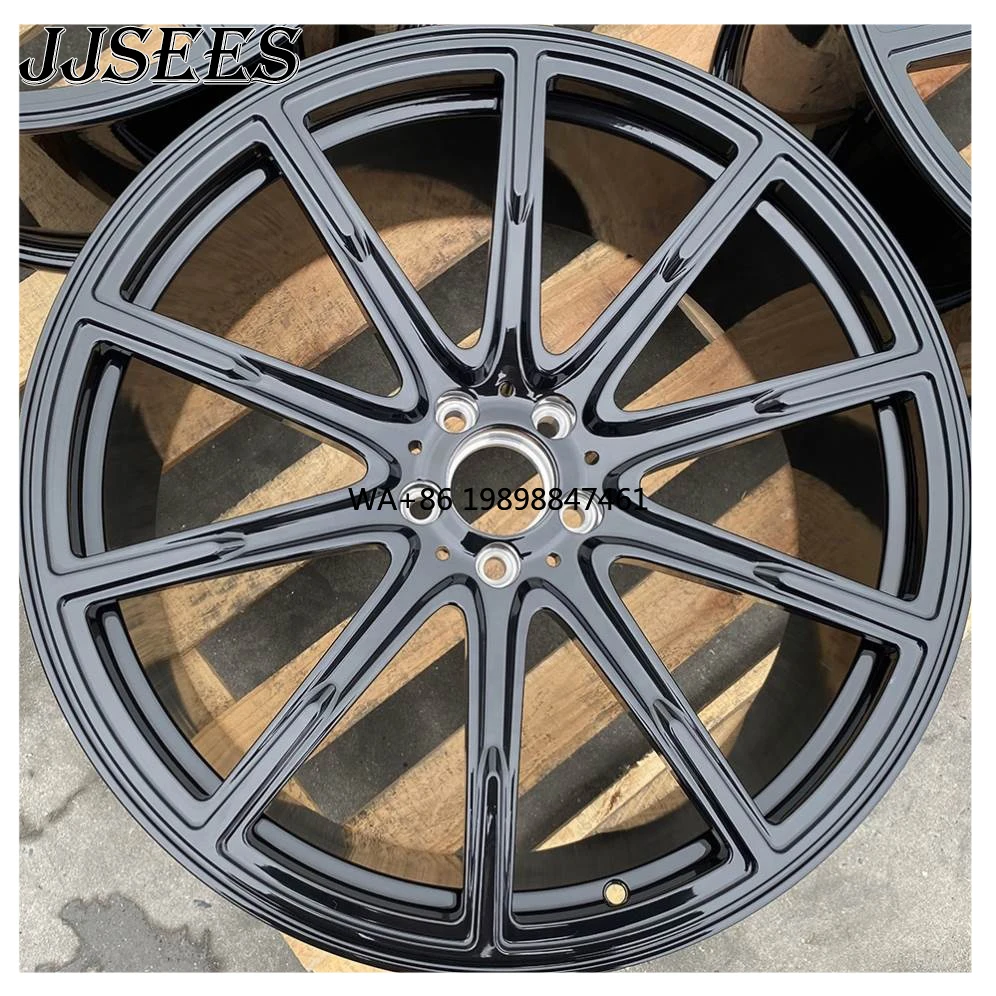 

Оптовые колесные диски JJSEES для легковых автомобилей, 15-19 дюймов, из алюминиевого сплава, 4x100, 5x120, 5x114.3, черная отделка, многоспицевый дизайн