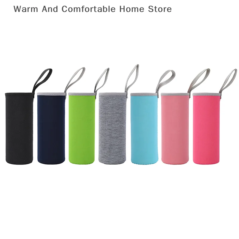 

【SE】550ML Sport Water Bottle Cover Case Insulated Bag Thermos Cup Pouch Portable Vacuum Glass Cup Set Sport Camping Accessories