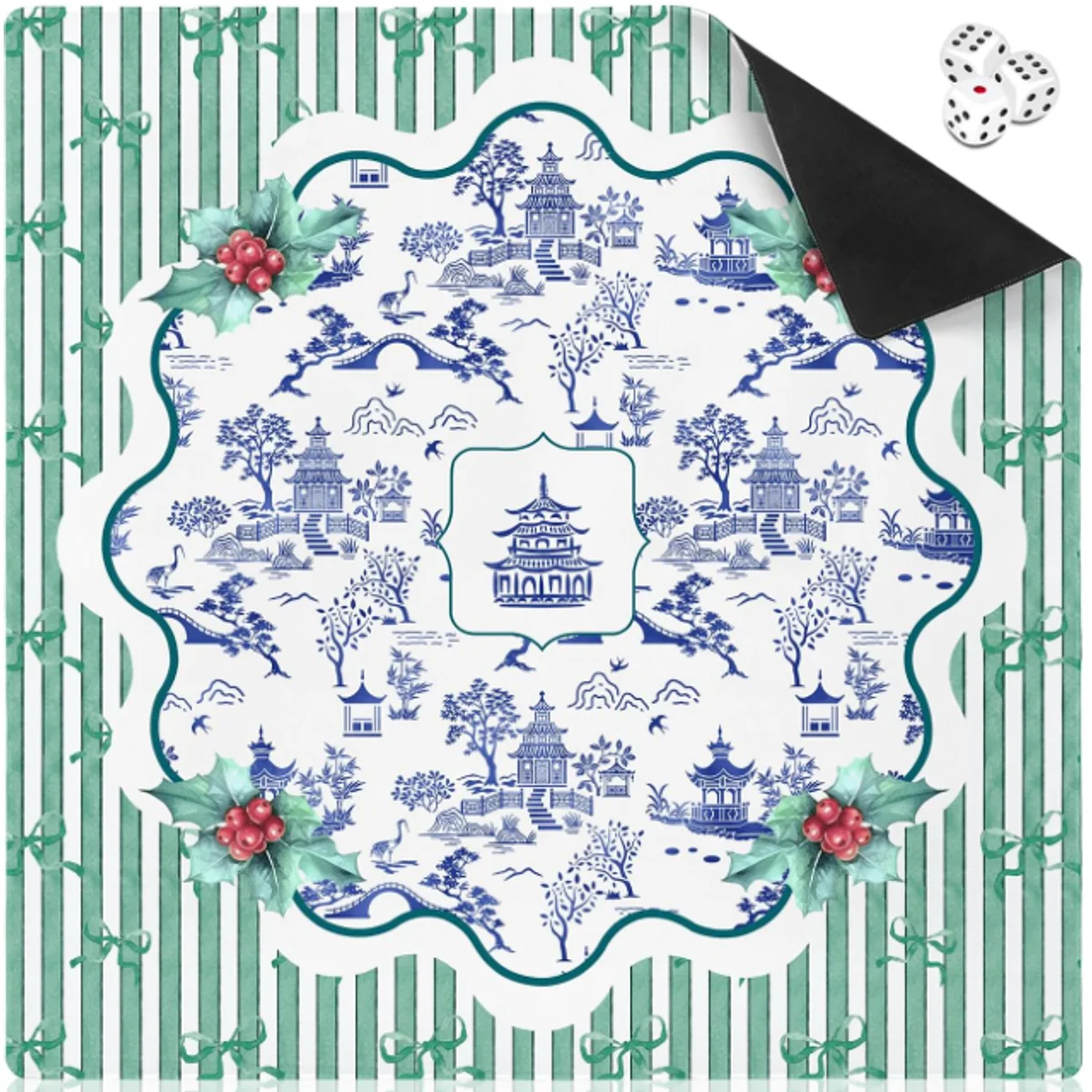Holiday Themed Mahjong Mat 31.5