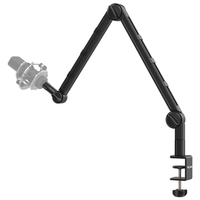 VIJIM LS25 C-clamp Flexible Desktop Light Stand Microphone Holder Live Boom Arm With 1/4\
