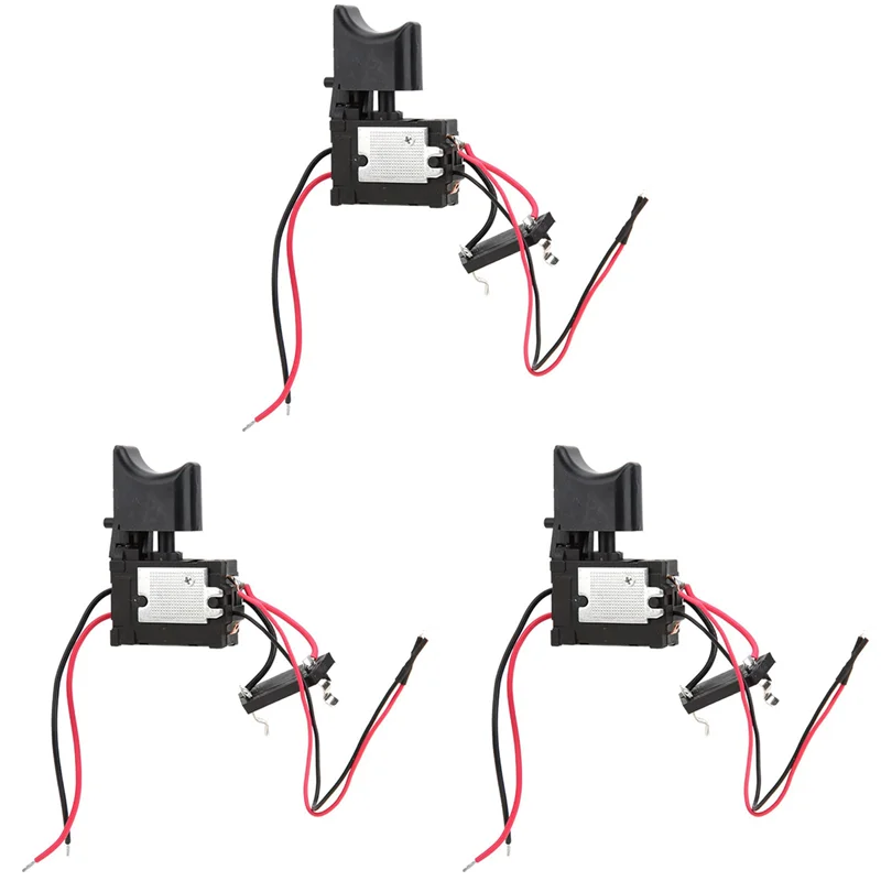 

MAKE-3X 7,2 В-24 В контроллер скорости дрели переключатель дрели литиевая батарея аккумуляторная дрель триггерный переключатель управления скоростью с подсветкой
