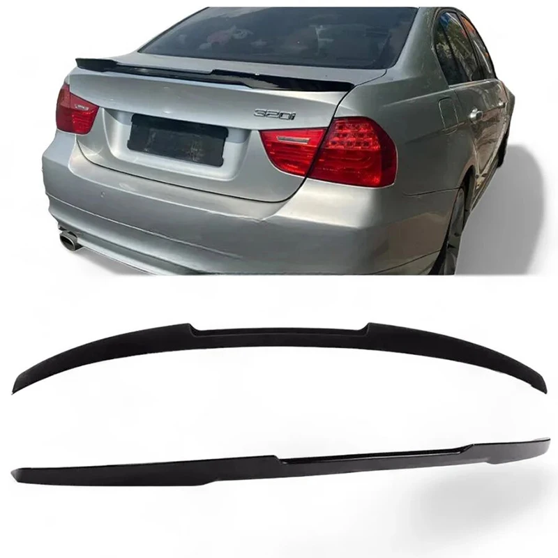 

For BMW 3 Series E90 Sedan/2005-2012 Year ABS Plastic Spoiler Accessories Car Trunk Rear Lip Tail Wing Refit,M4 Style